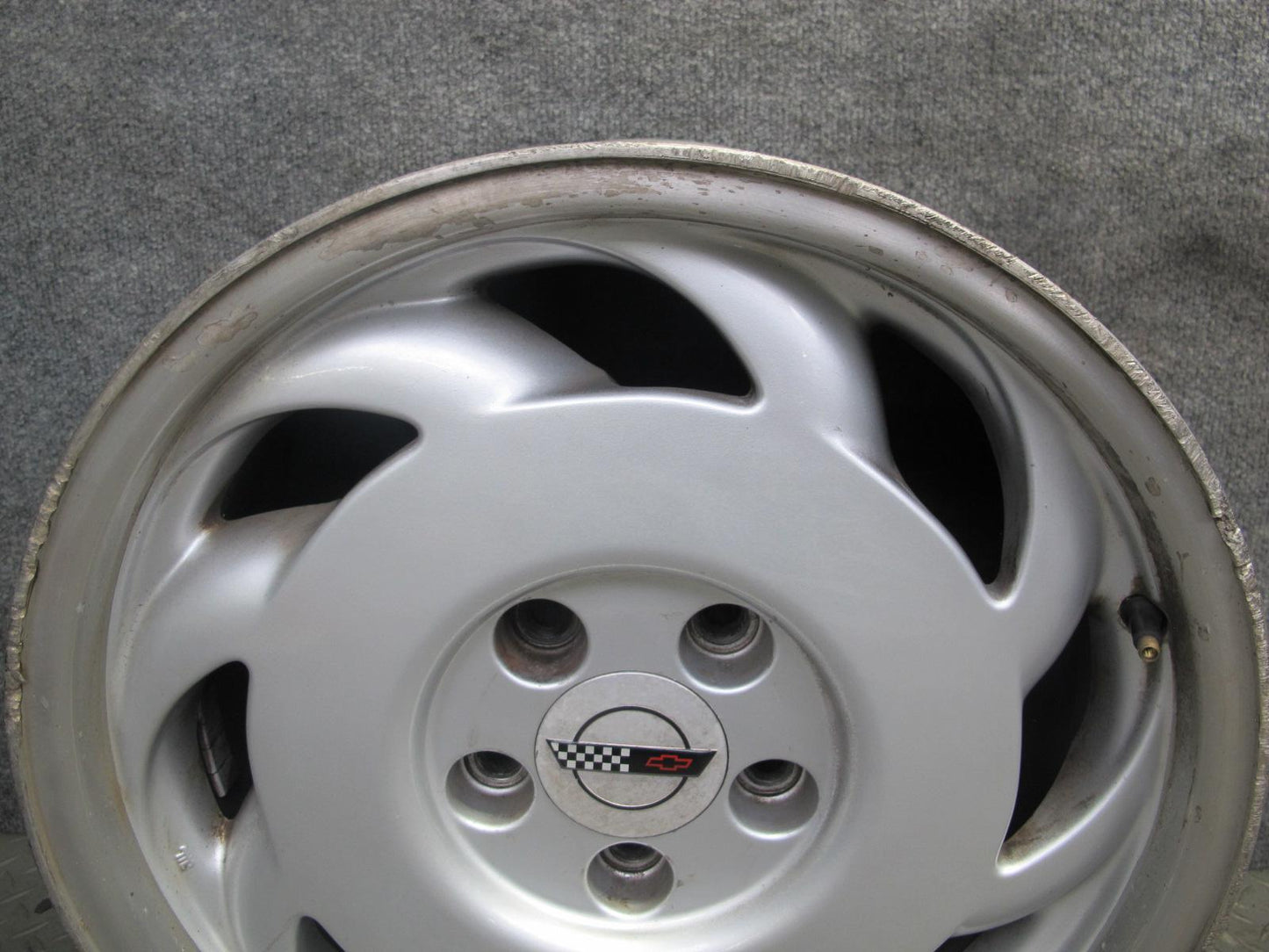 91-92 Chevrolet Corvette C4 Right 17" R17 Alloy Wheel Rim 17x9.5J ET56 OEM