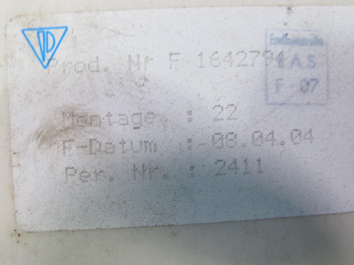 1999-2005 Porsche 911 Carrera 996 Fuse Box Power Distribution Relay 99661030100