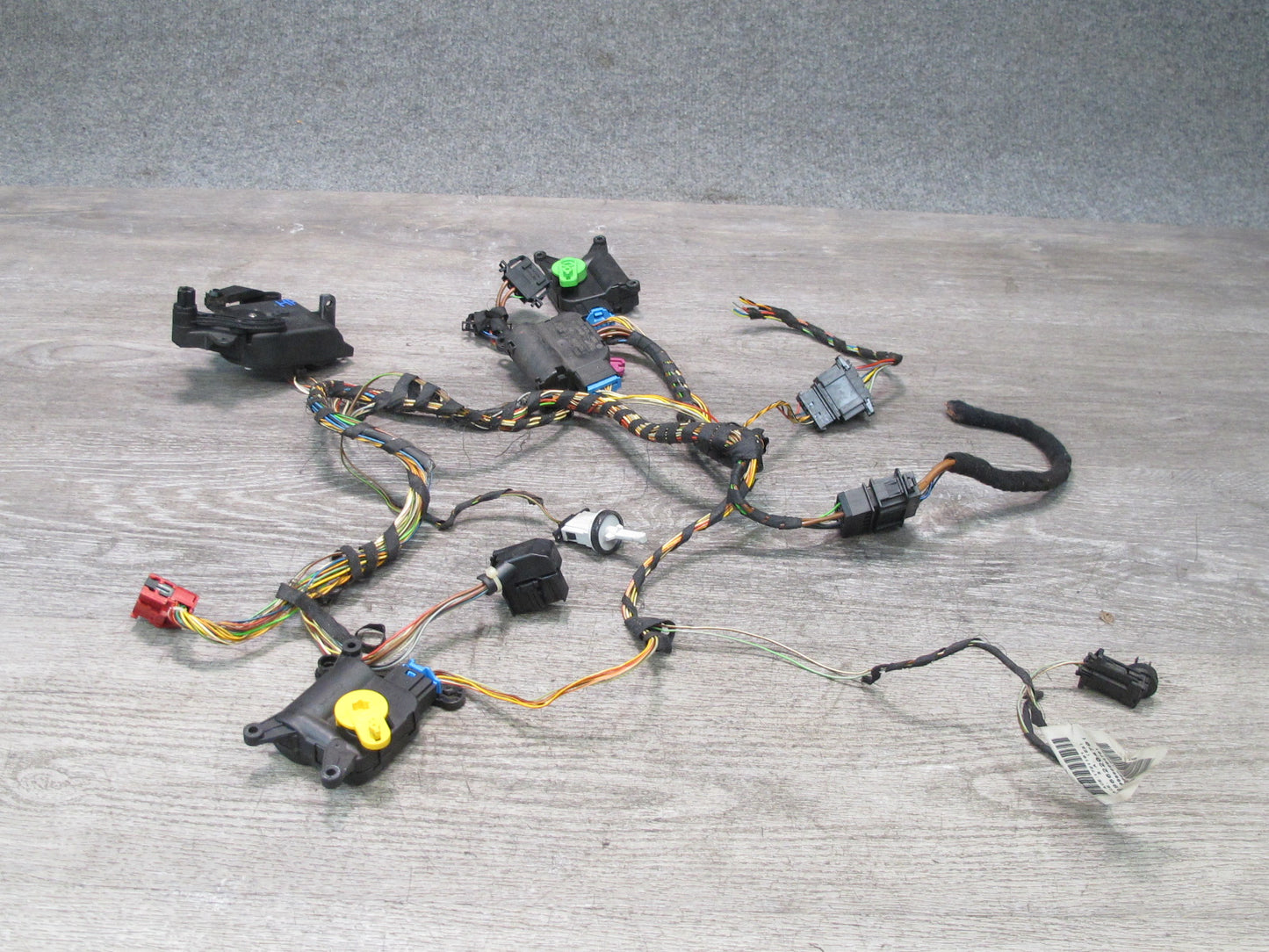 1999-2005 Porsche 911 996 A/C Heater Flap Door Actuator Motor Wiring Set