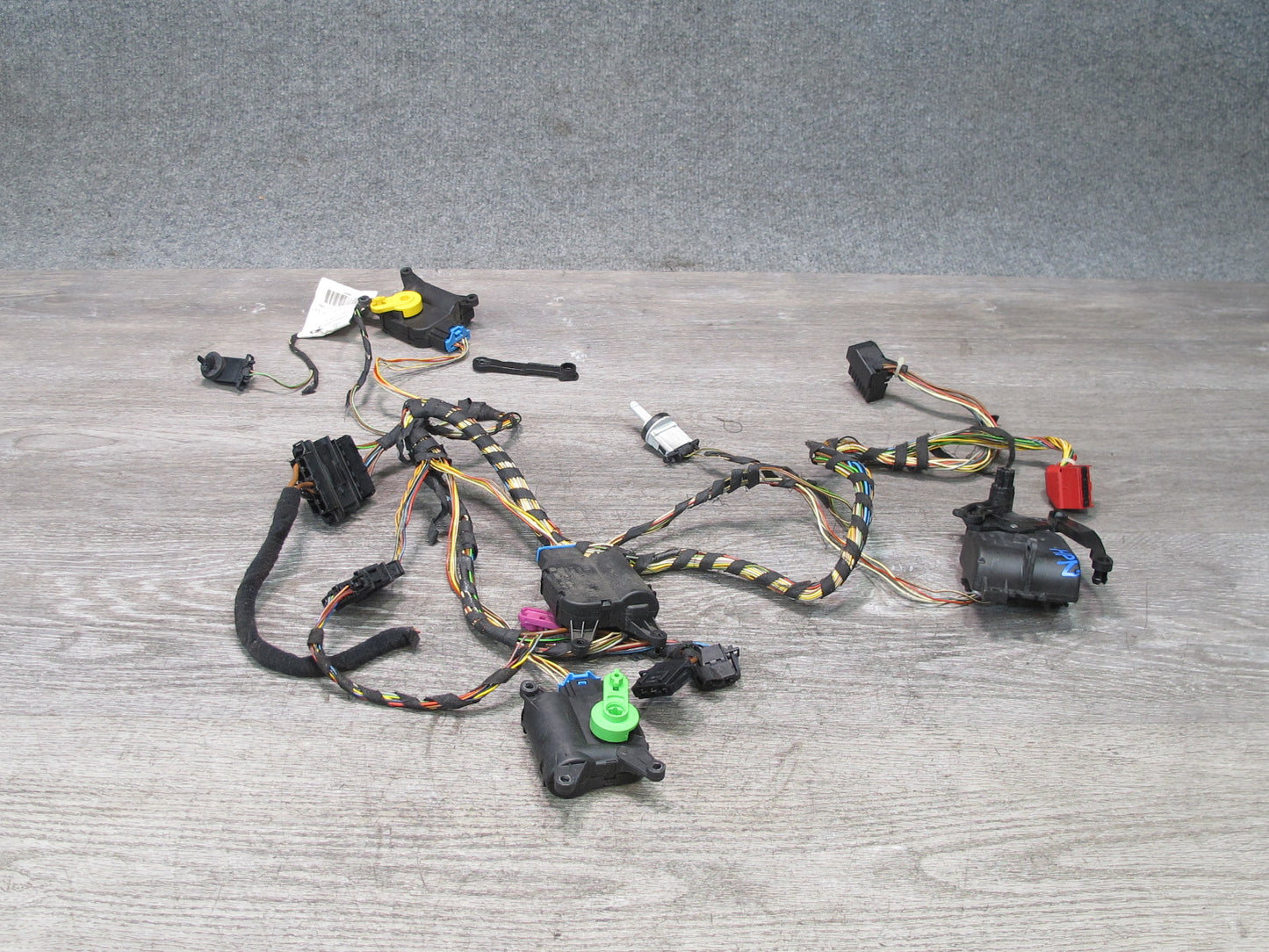 1999-2005 Porsche 911 996 A/C Heater Flap Door Actuator Motor Wiring Set
