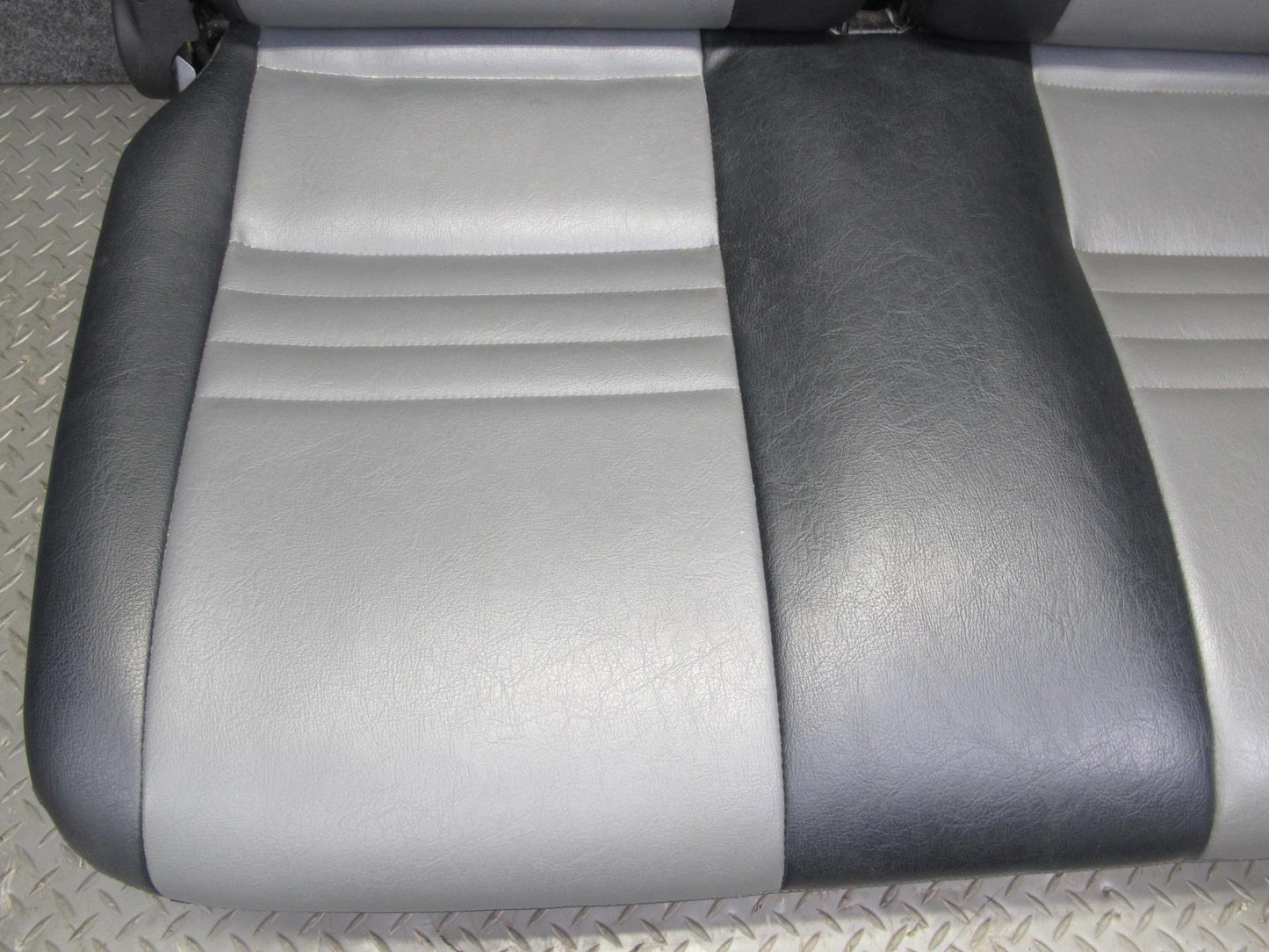 99-01 Isuzu Vehicross Rear Leather Seat Black & Gray OEM