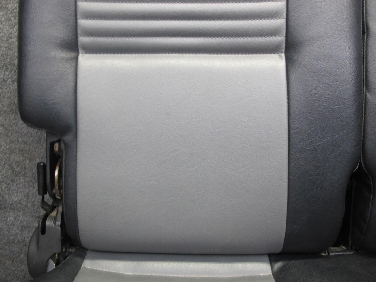 99-01 Isuzu Vehicross Rear Leather Seat Black & Gray OEM