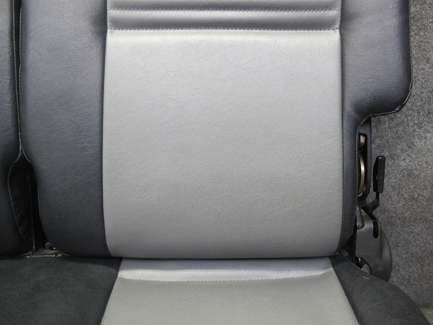 99-01 Isuzu Vehicross Rear Leather Seat Black & Gray OEM