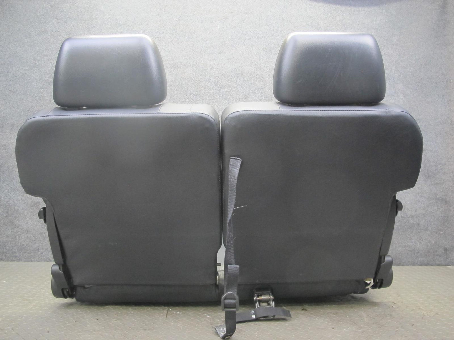 99-01 Isuzu Vehicross Rear Leather Seat Black & Gray OEM