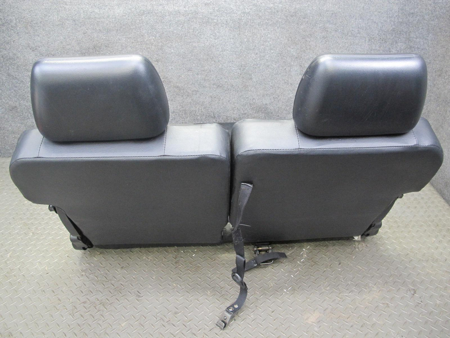99-01 Isuzu Vehicross Rear Leather Seat Black & Gray OEM
