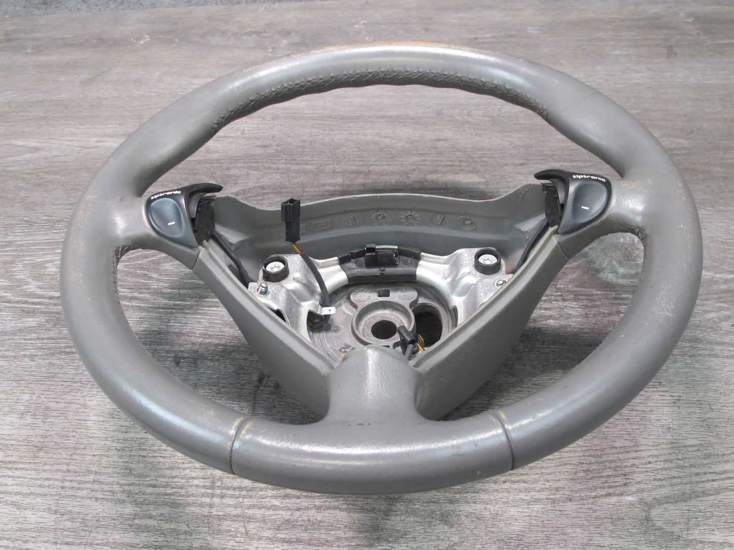 1999-2005 Porsche 911 Carrera 996 3-SPOKE Tiptronic Steering Leather Gray