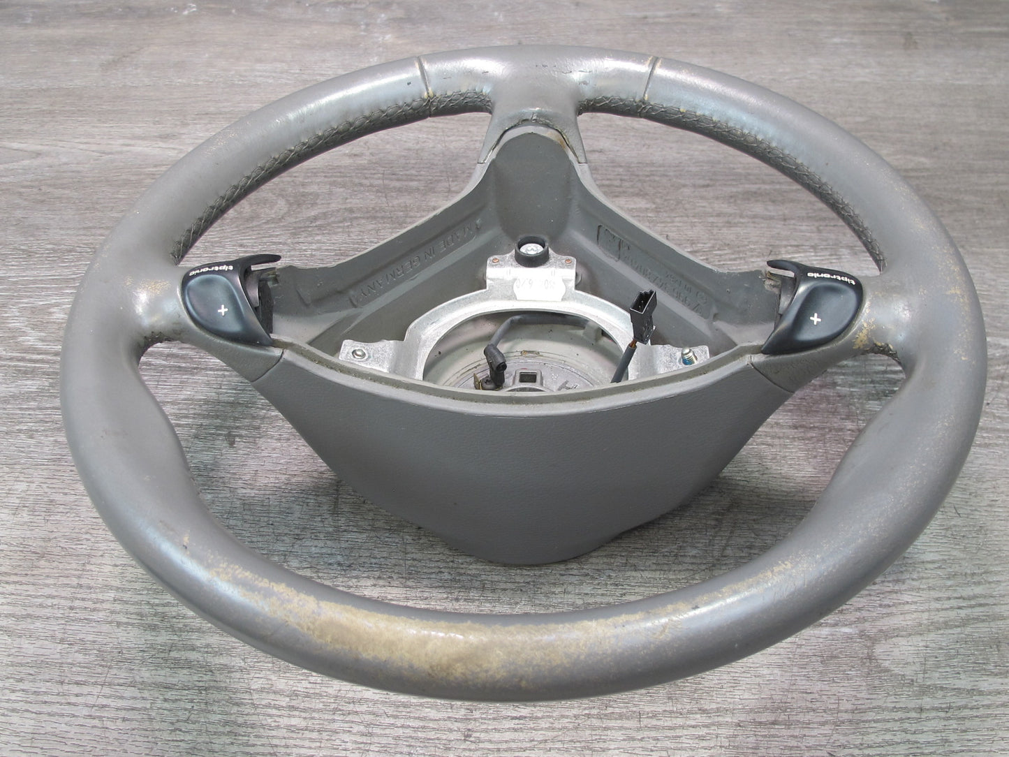 1999-2005 Porsche 911 Carrera 996 3-SPOKE Tiptronic Steering Leather Gray