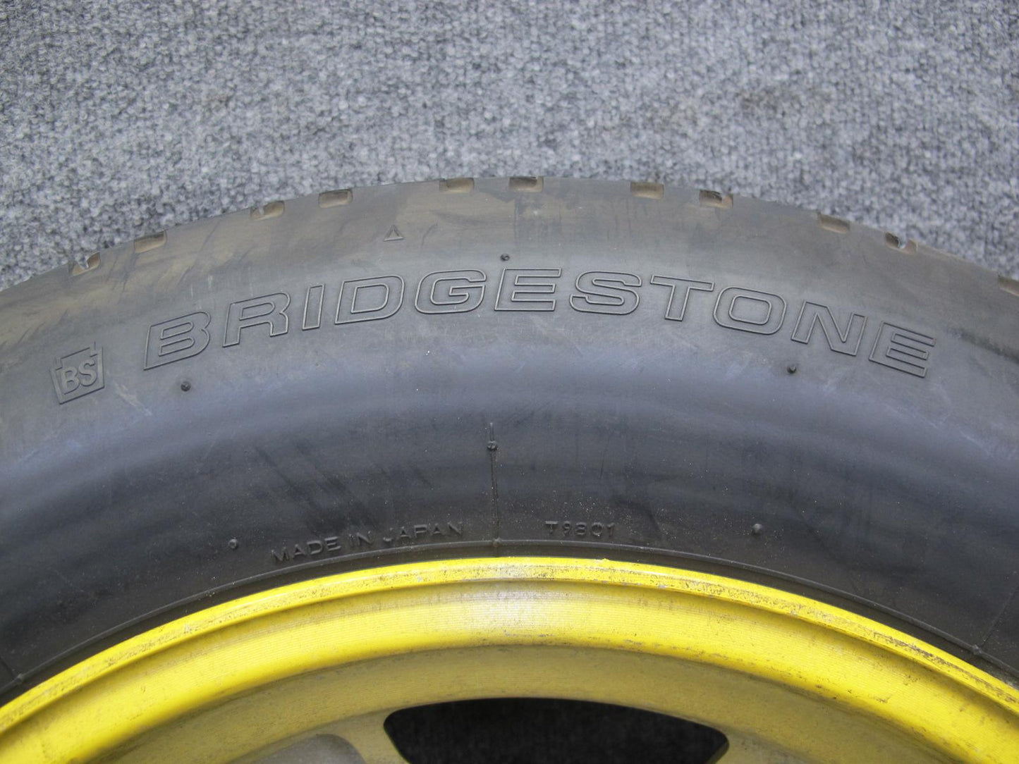 99-01 Isuzu Vehicross Spare Tire R17" Wheel 17x4T ET38 Bridgestone 165/90 OEM