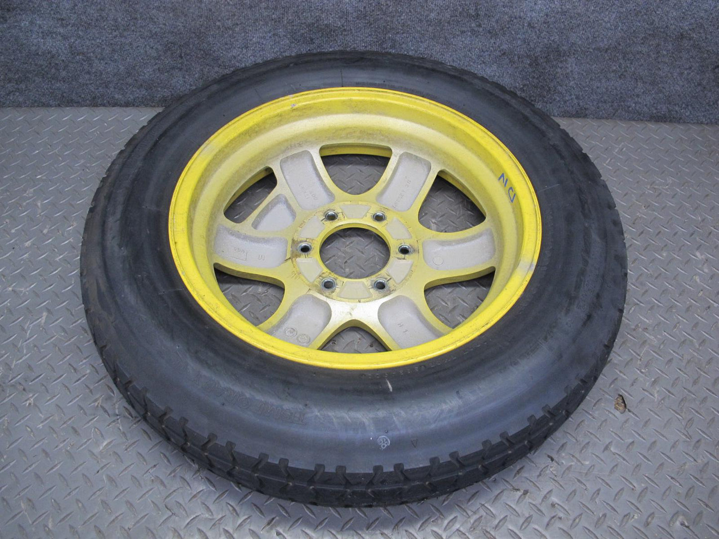 99-01 Isuzu Vehicross Spare Tire R17" Wheel 17x4T ET38 Bridgestone 165/90 OEM