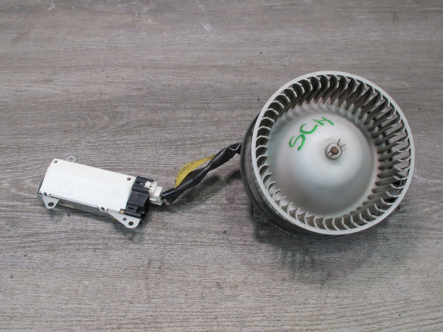 92-00 Lexus UZZ30L SC300 SC400 A/C Heater Blower Motor Fan w Resistor OEM