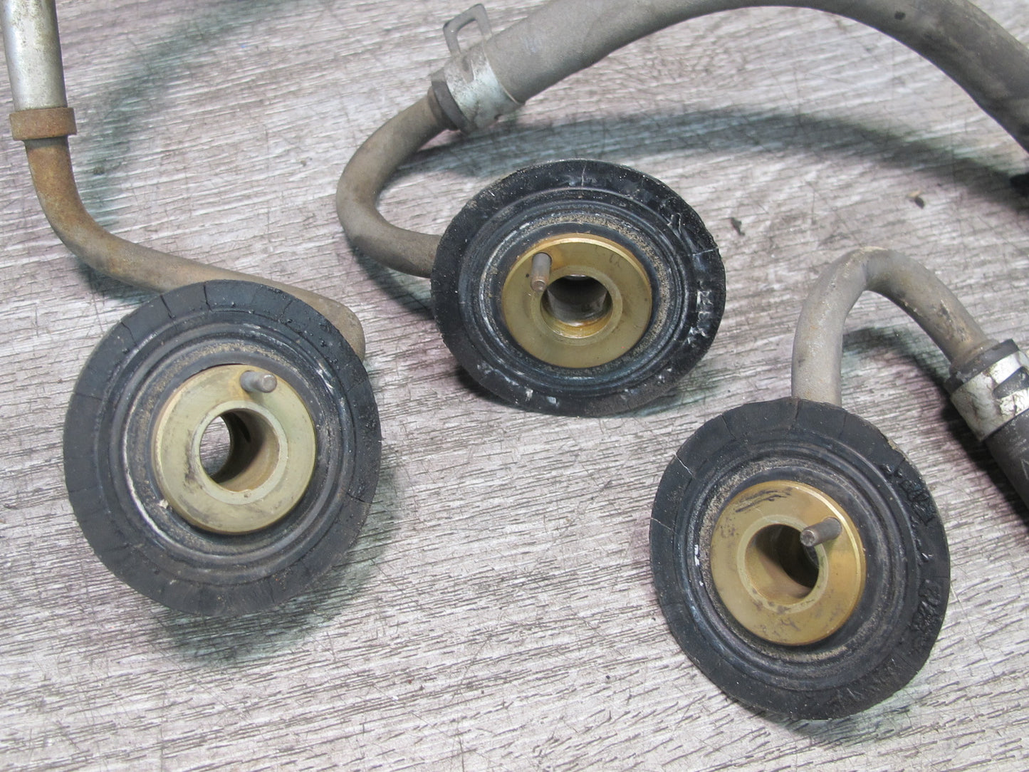 95-97 Lexus UZZ30L SC400 Set of 3 Fuel Gas Tank Banjo Bolts w Hose Line OEM