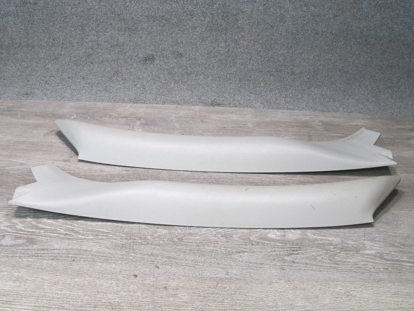 99-01 Isuzu Vehicross Set of 2 Left & Right A Pillar Trim Cover Panel Gray OEM