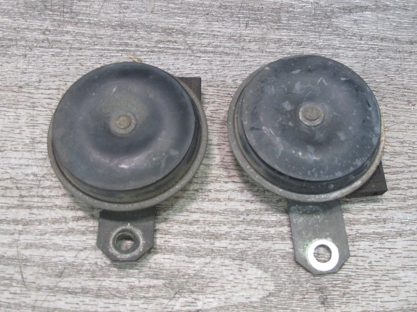99-01 Isuzu Vehicross Set of 2 High & Low Tone Note Pitch Horn Signal OEM
