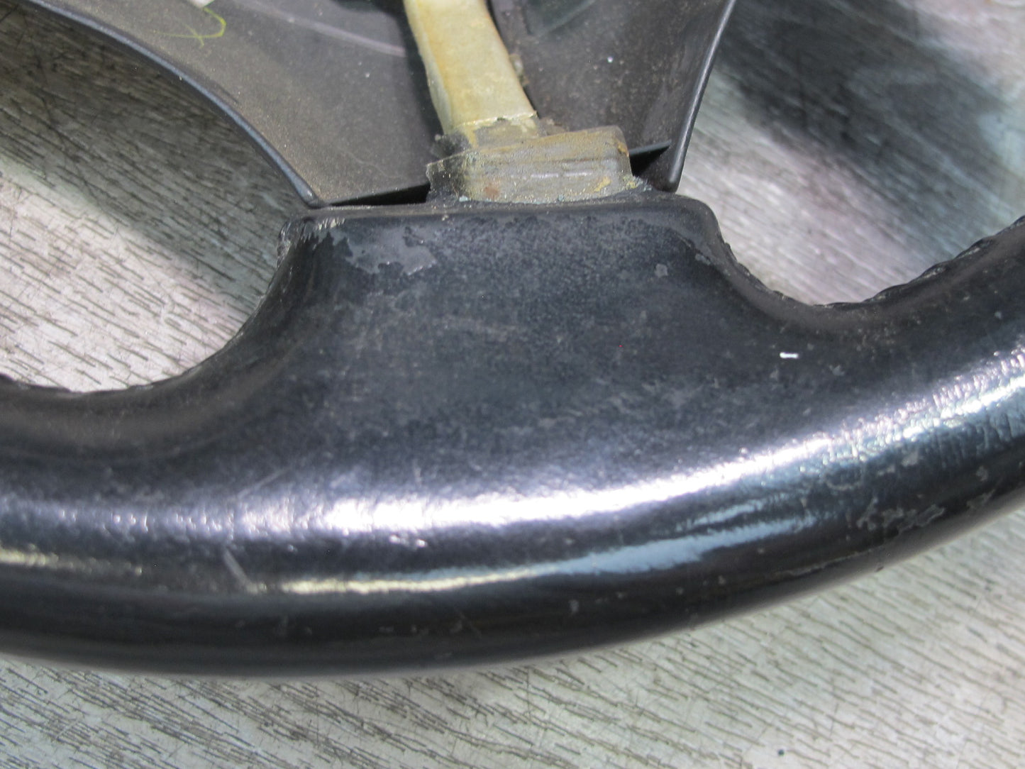 99-01 Isuzu Vehicross Leather Steering Black & Gray OEM