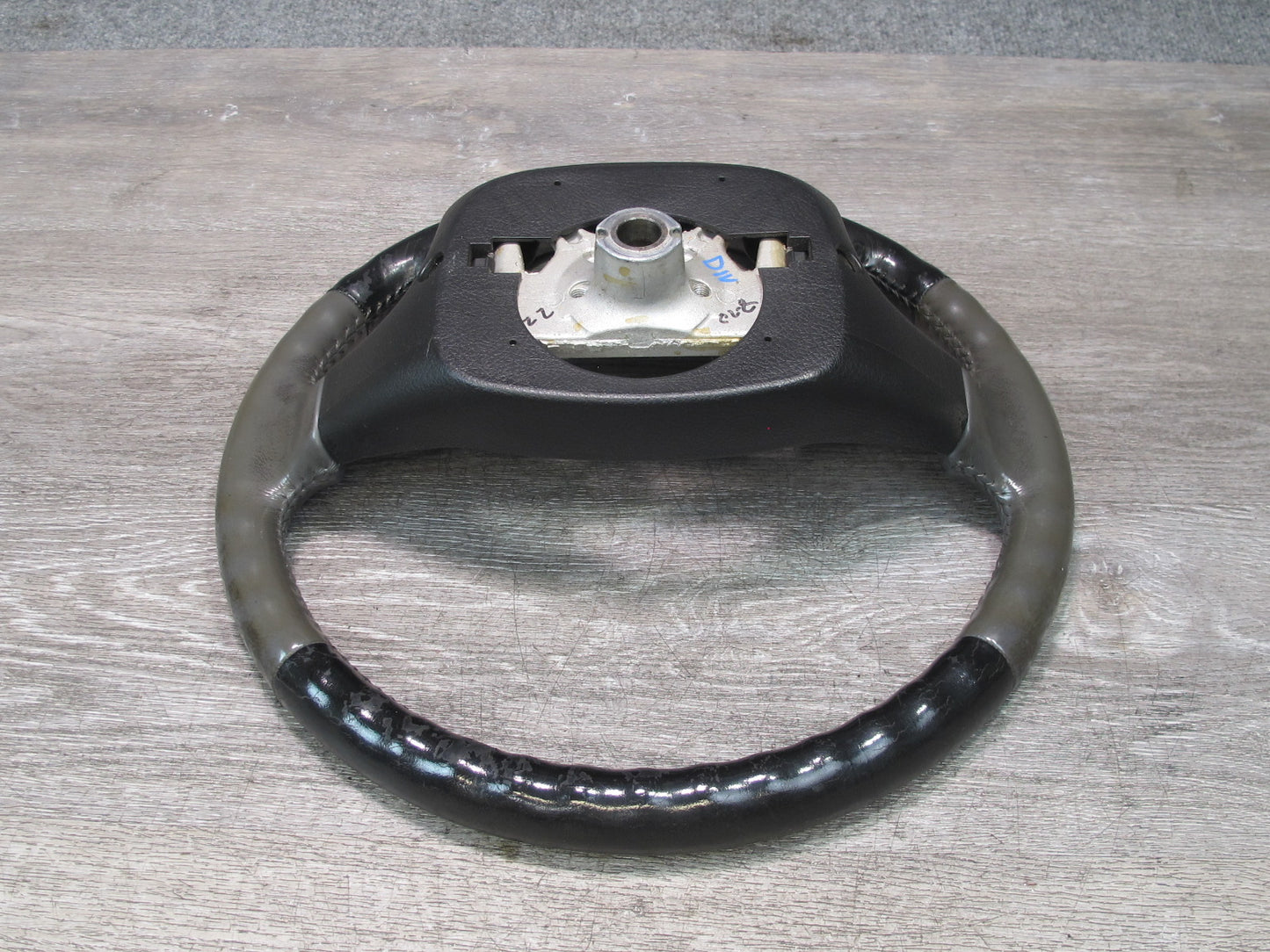 99-01 Isuzu Vehicross Leather Steering Black & Gray OEM