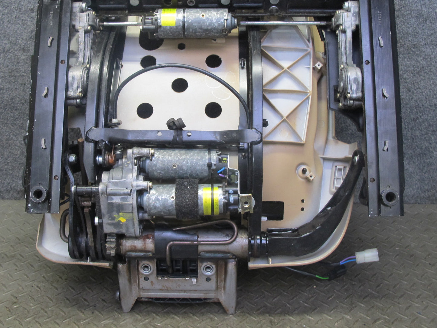 96-99 BMW E36 328iC Convertible Front Left Seat Lower Frame Track Rail Motor OEM