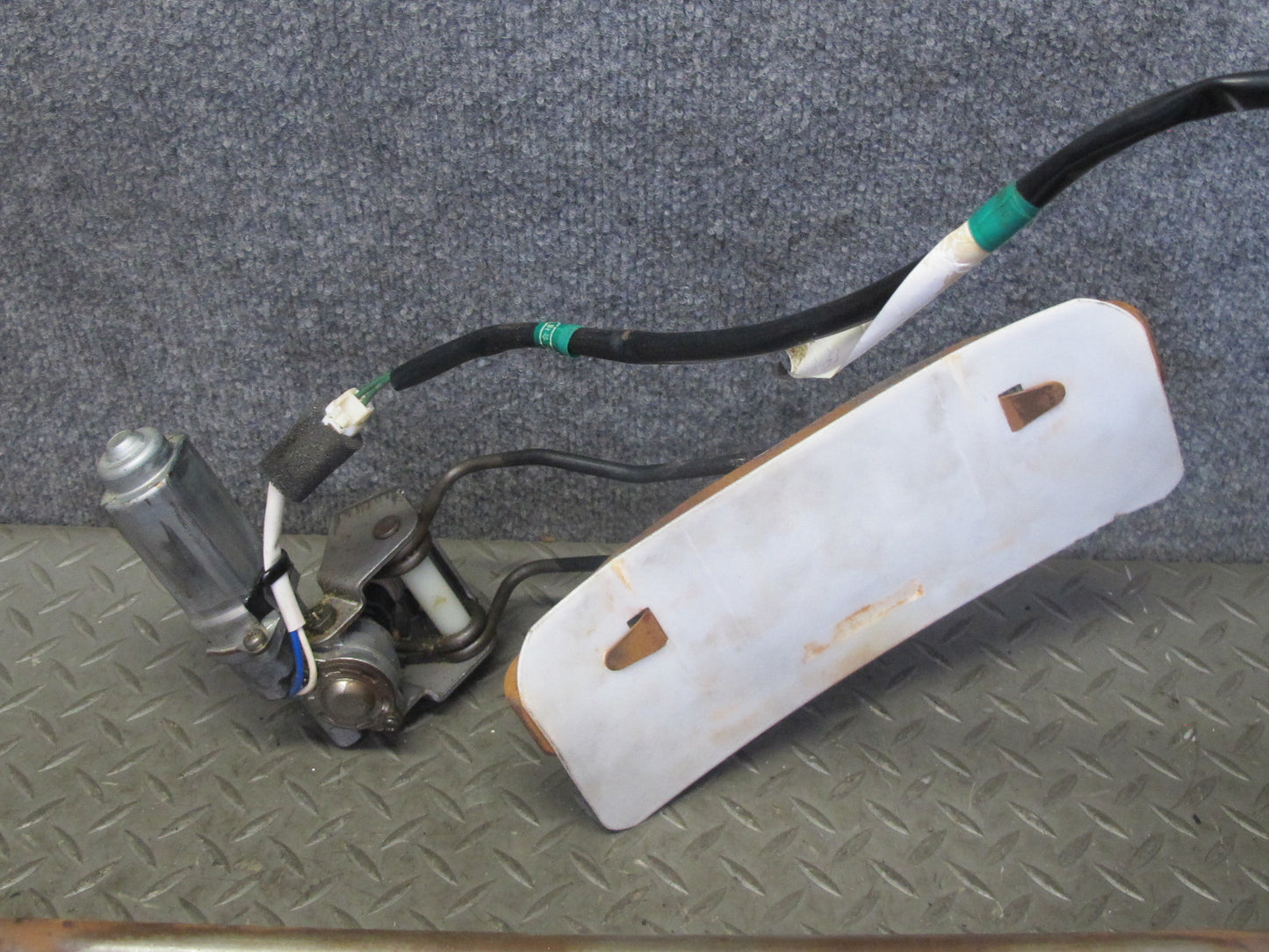 95-00 Lexus SC300 SC400 Front Left Seat Lower Frame Track Rail w Motors OEM