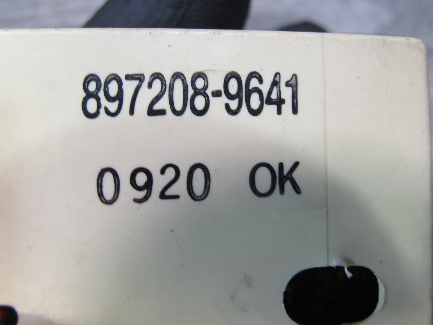 99-01 Isuzu Vehicross Front Left Driver Door Master Window Switch 8972089641 OEM