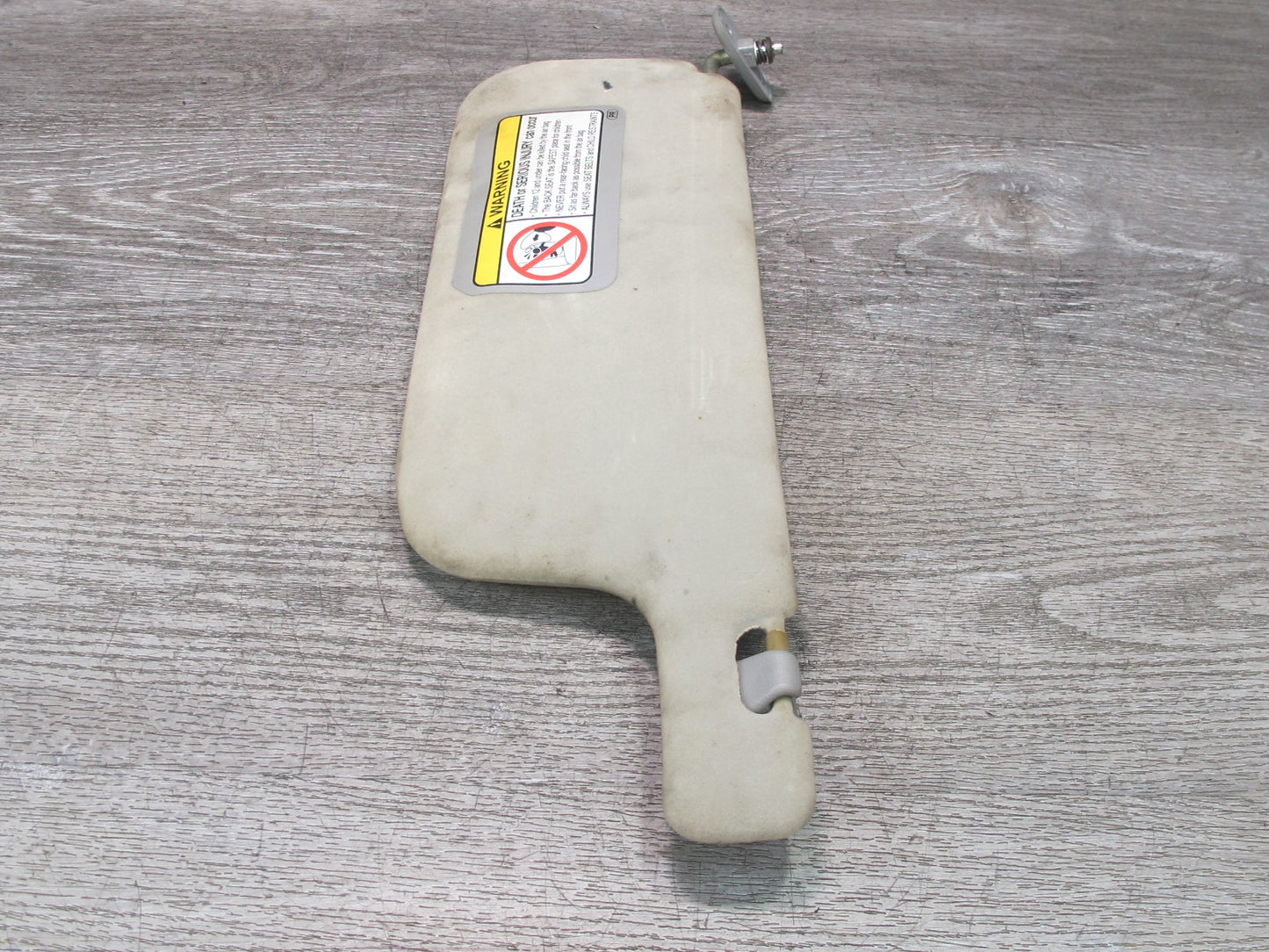 99-01 Isuzu Vehicross Right Passenger Sun Visor w Mirror OEM