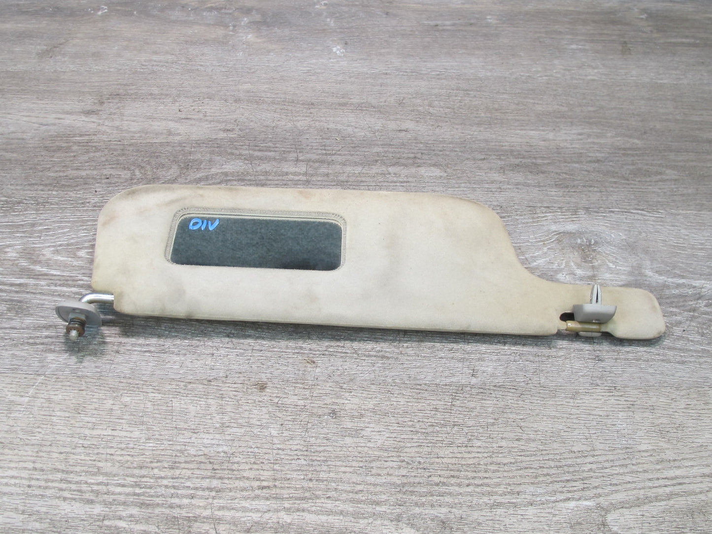 99-01 Isuzu Vehicross Right Passenger Sun Visor w Mirror OEM