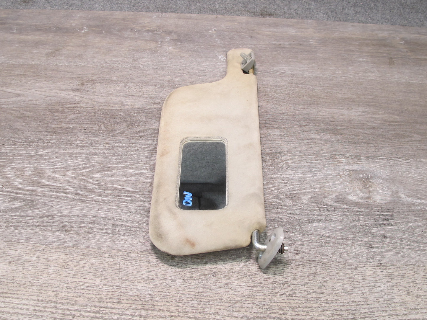 99-01 Isuzu Vehicross Right Passenger Sun Visor w Mirror OEM