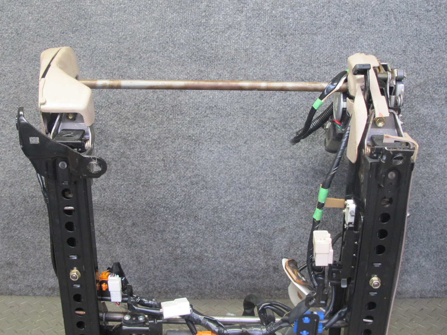 95-00 Lexus SC300 SC400 Front Right Seat Lower Frame Track Rail w Motors OEM