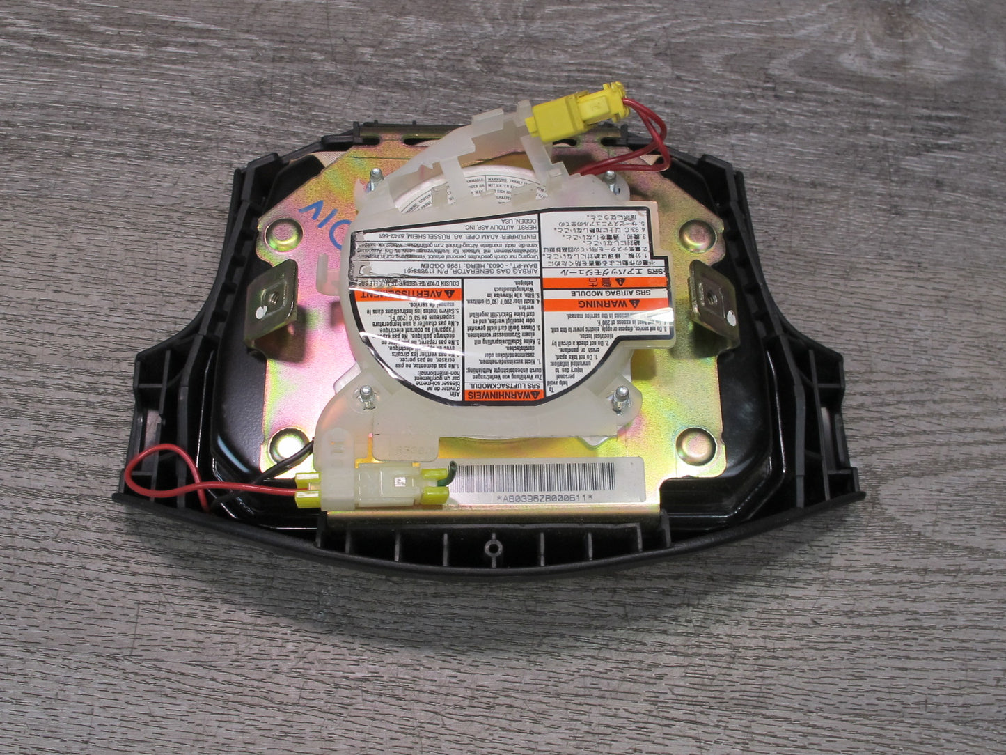 99-01 ISUZU VEHICROSS FRONT LEFT DRIVER SIDE STEERING WHEEL SRS AIRBAG OEM