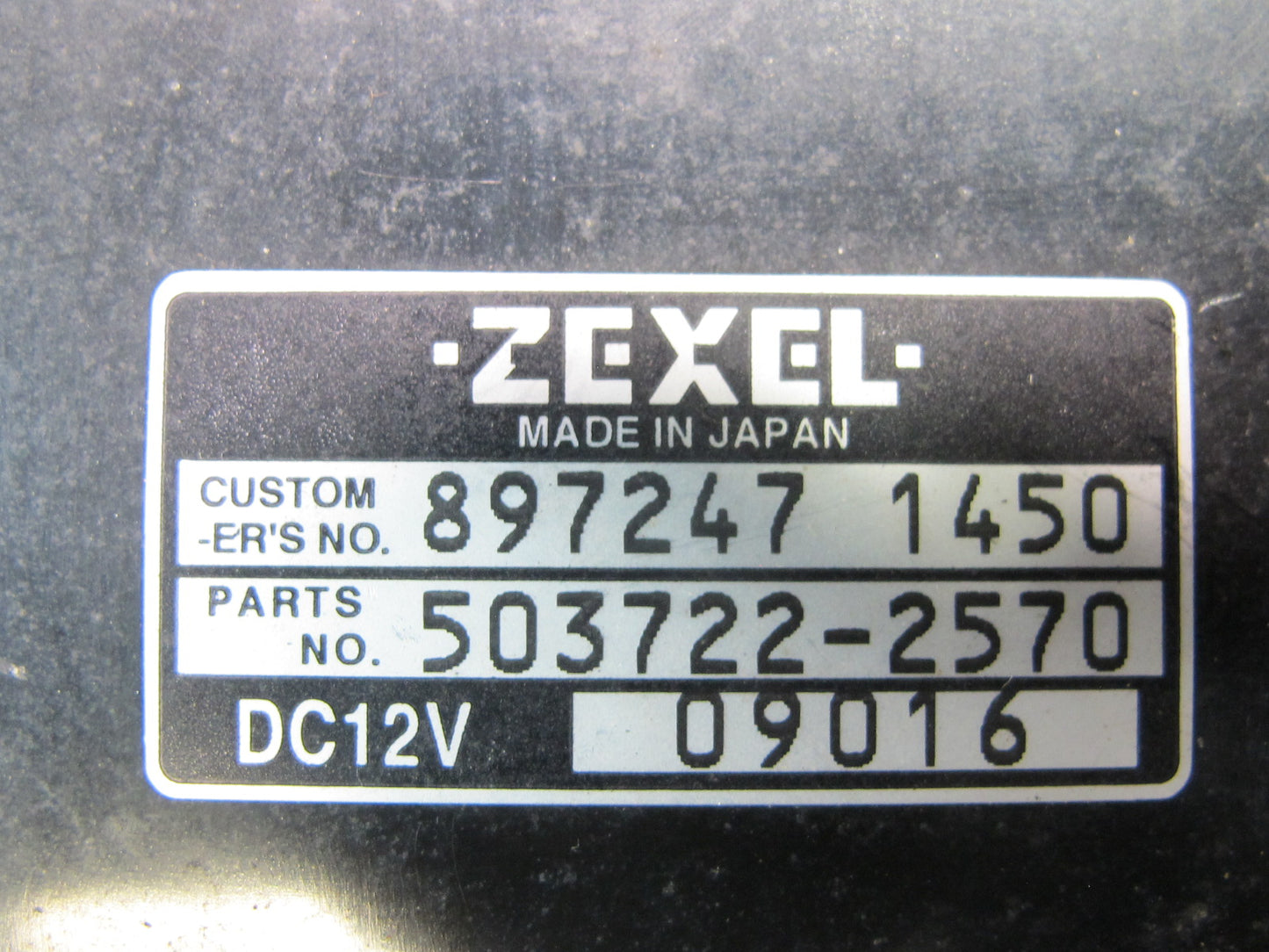 00-01 Isuzu Vehicross A/C Heater Climate Control Switch Panel 8972471450 OEM