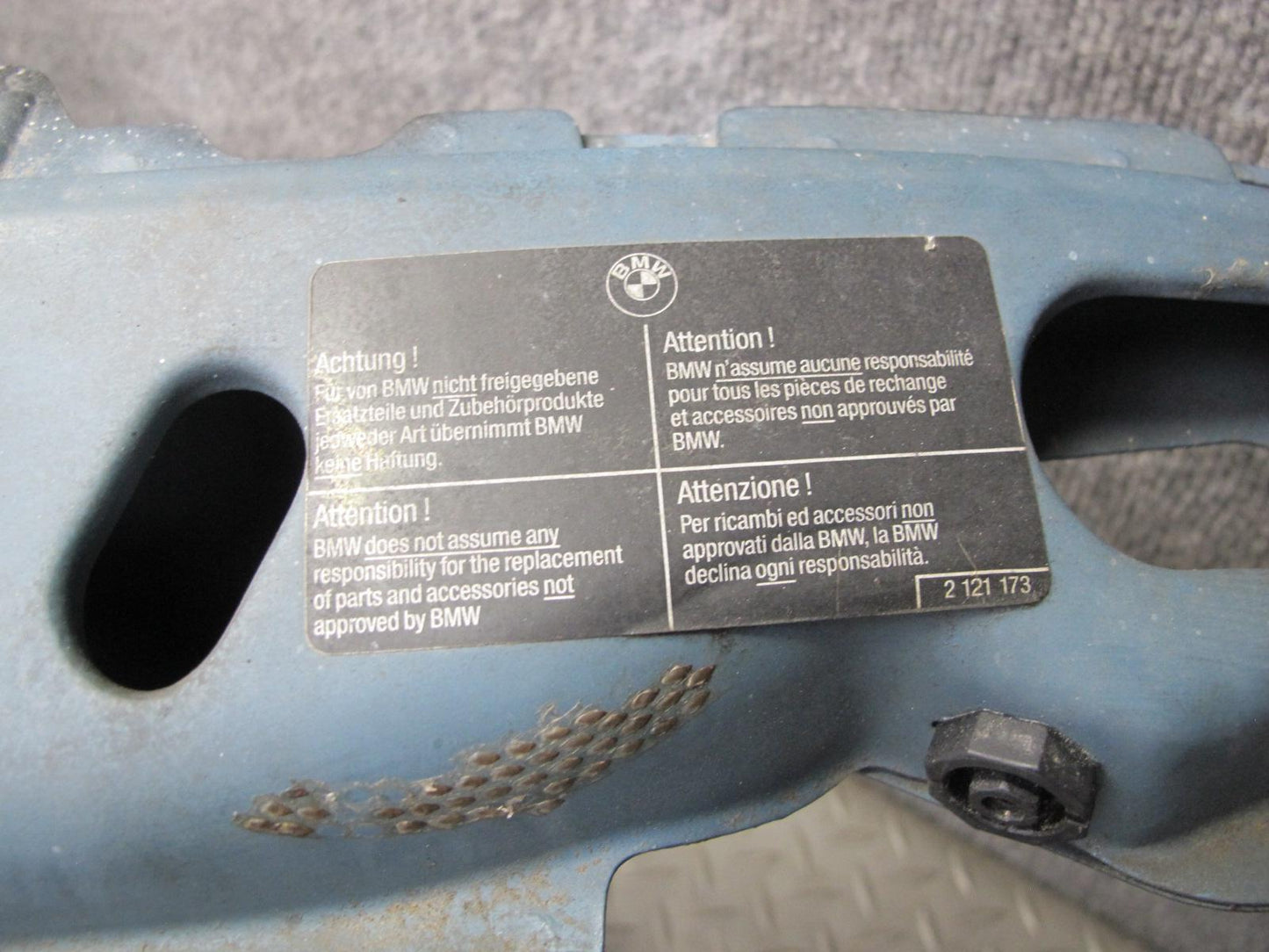 96-02 BMW E36/7 Z3 Front Bumper Reinforcement Radiator Support Carrier Assy OEM