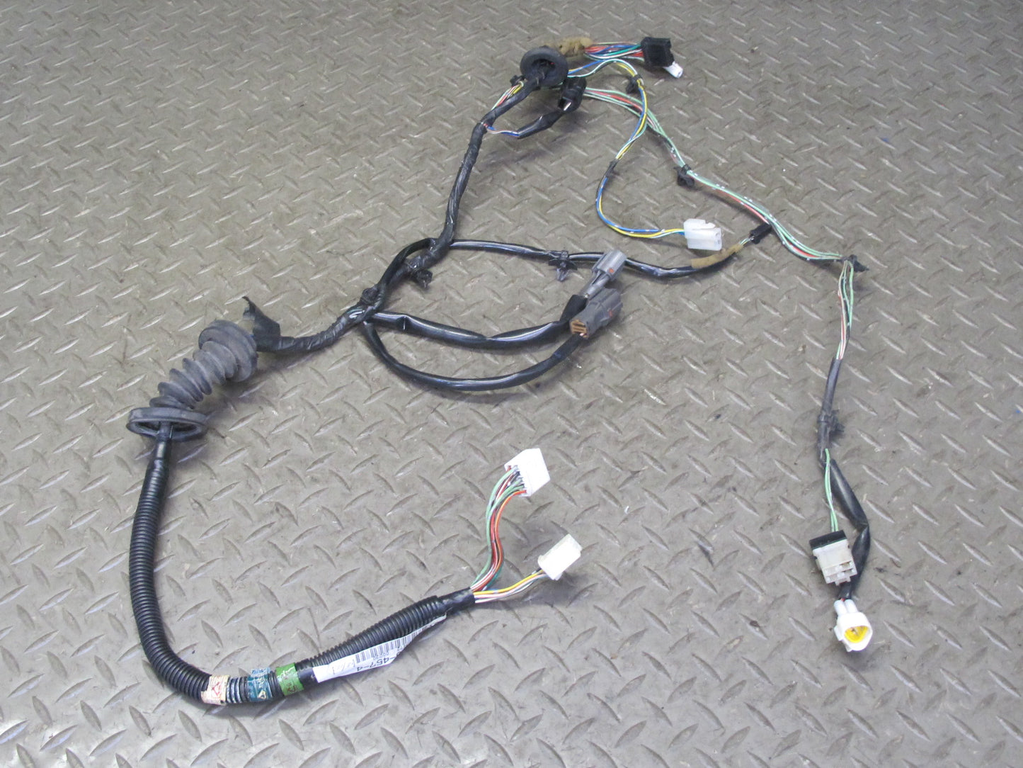 99-01 Isuzu Vehicross Set of 2 Front Left & Right Door Wire Wiring Harness OEM