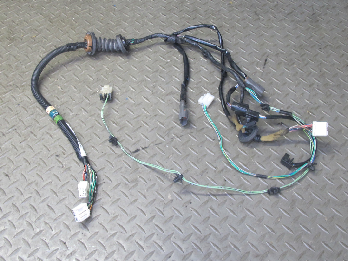 99-01 Isuzu Vehicross Set of 2 Front Left & Right Door Wire Wiring Harness OEM