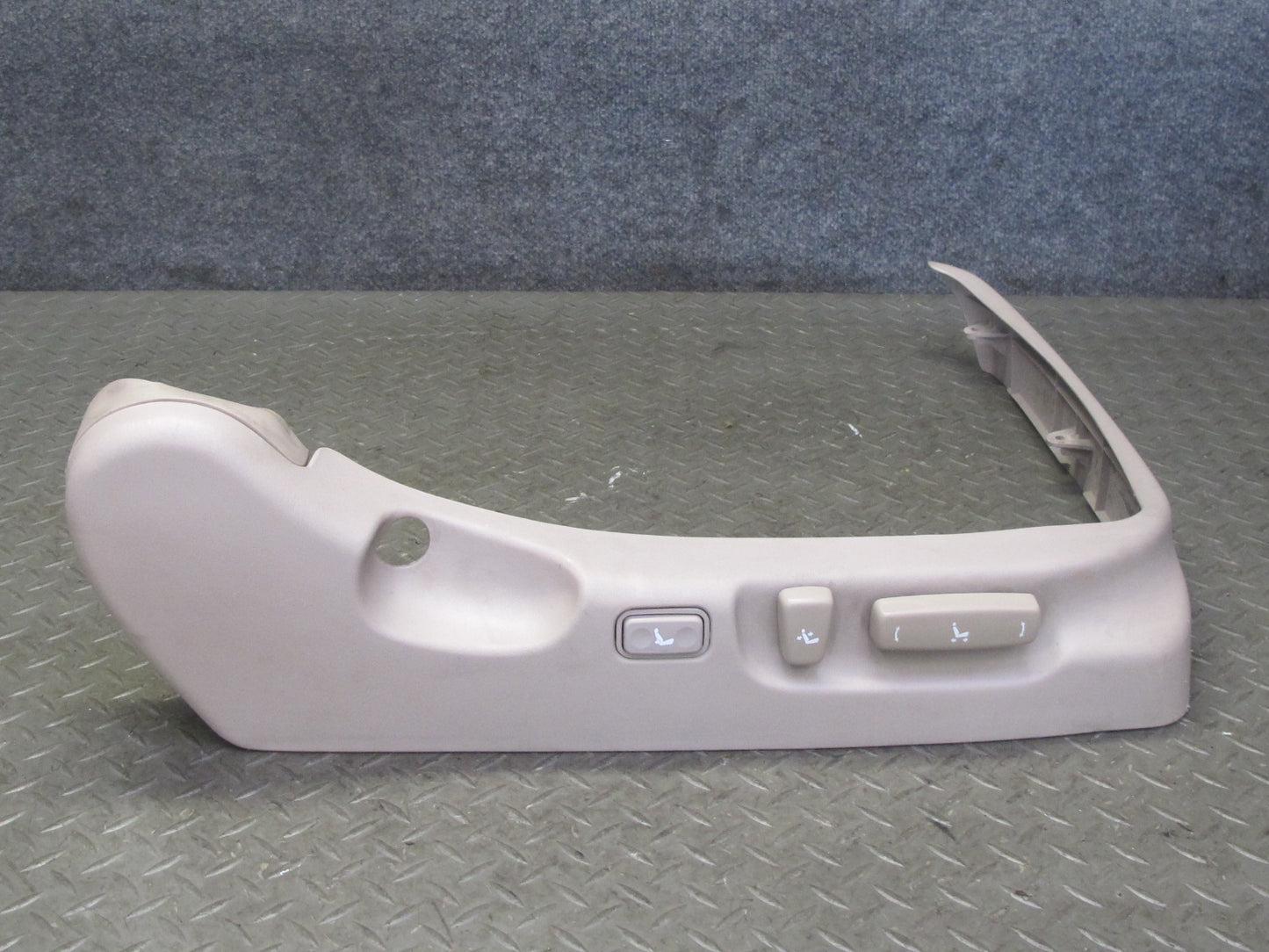 95-00 Lexus UZZ30L SC300 SC400 Front Right Seat Lower Trim w Switches Ivory OEM