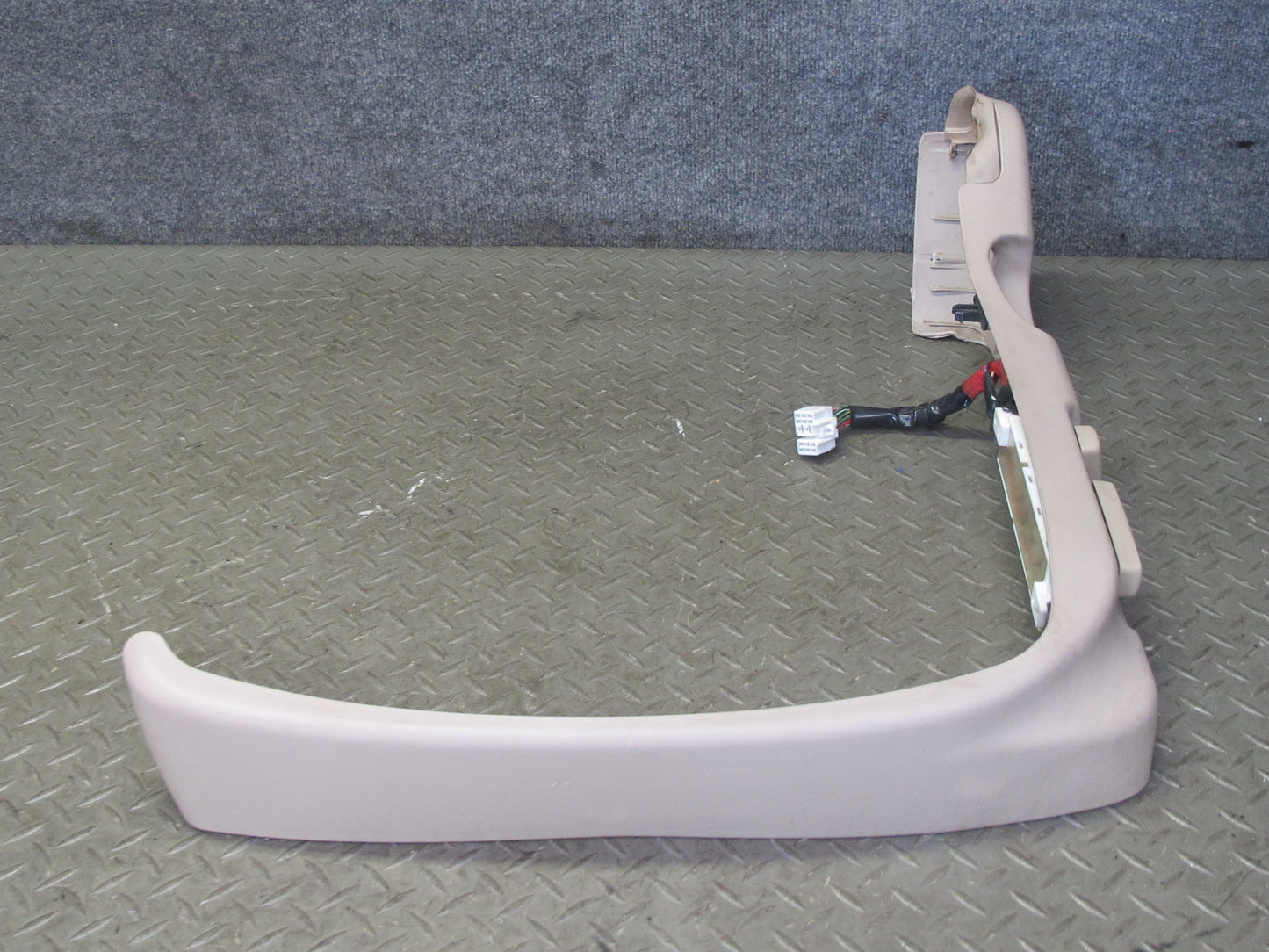95-00 Lexus UZZ30L SC300 SC400 Front Left Seat Lower Trim w Switches Ivory OEM