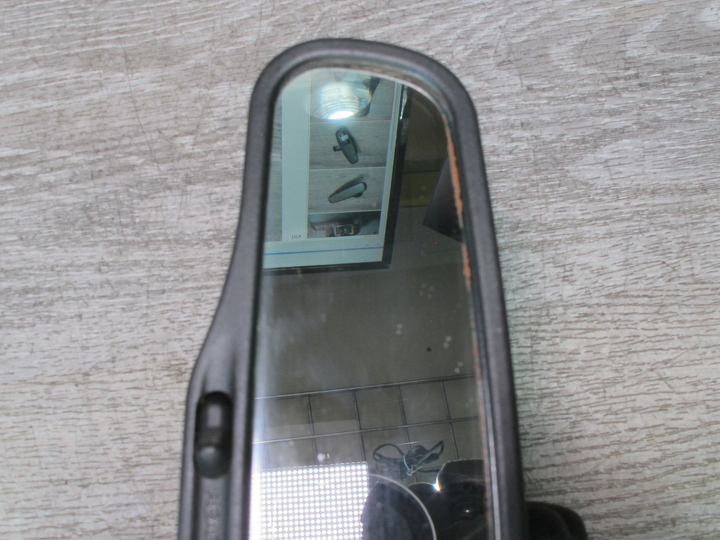 99-01 Isuzu Vehicross Manual Dimming Interior Rear View Mirror w Lights OEM