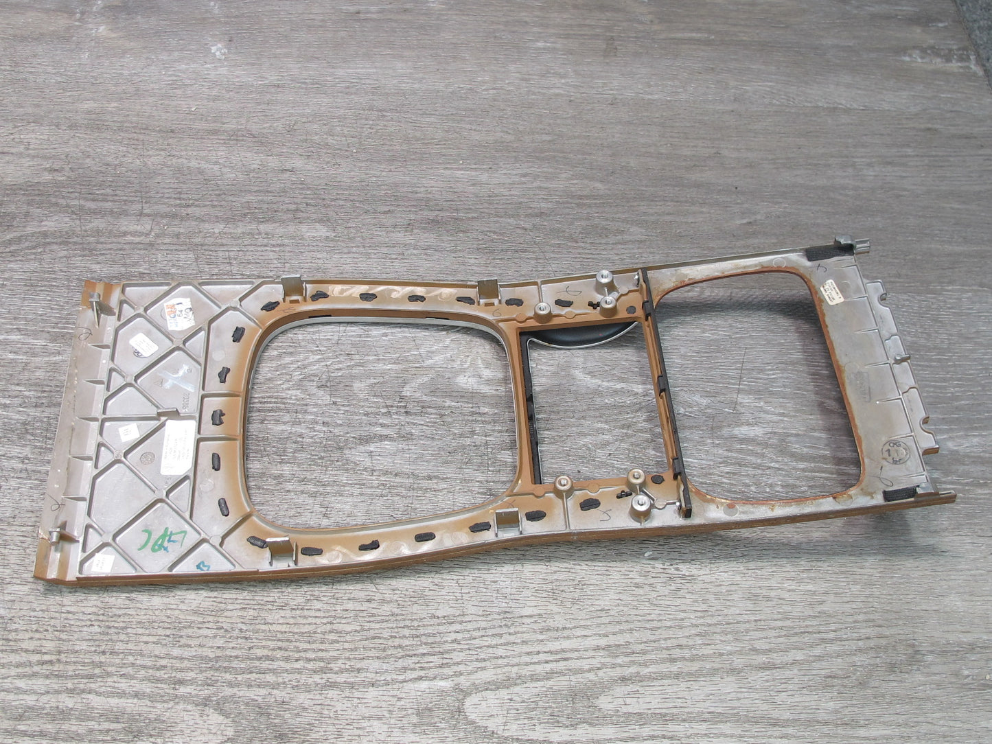 2003-2010 Porsche Cayenne 957 Dash Console Door Wood Trim Cover Panel Set