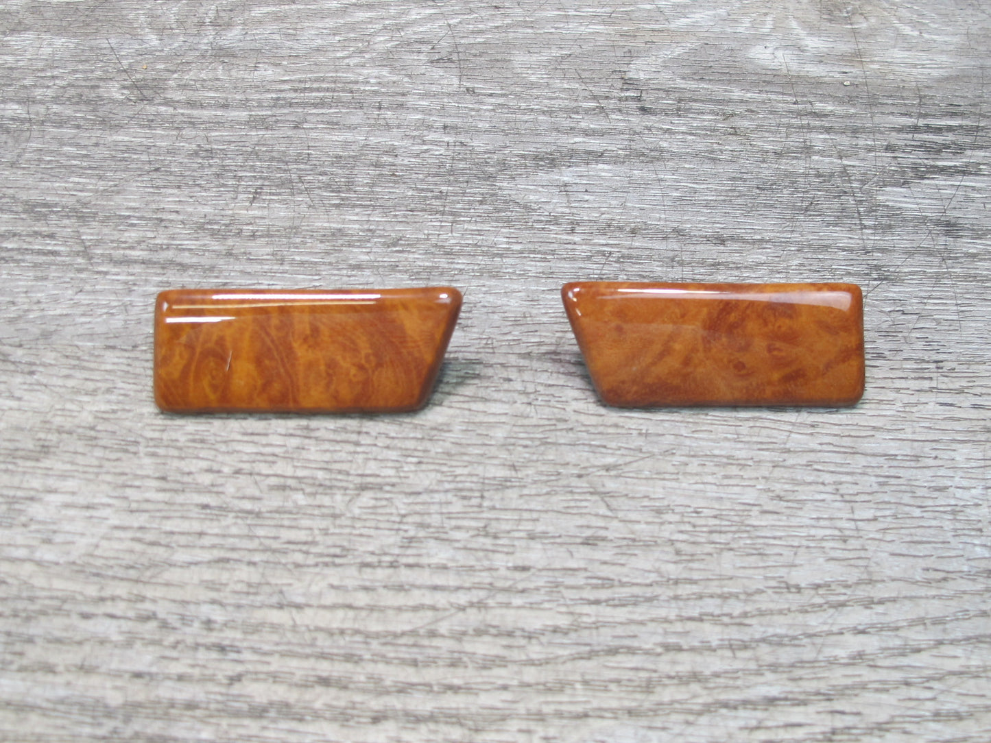 2003-2010 Porsche Cayenne 957 Dash Console Door Wood Trim Cover Panel Set