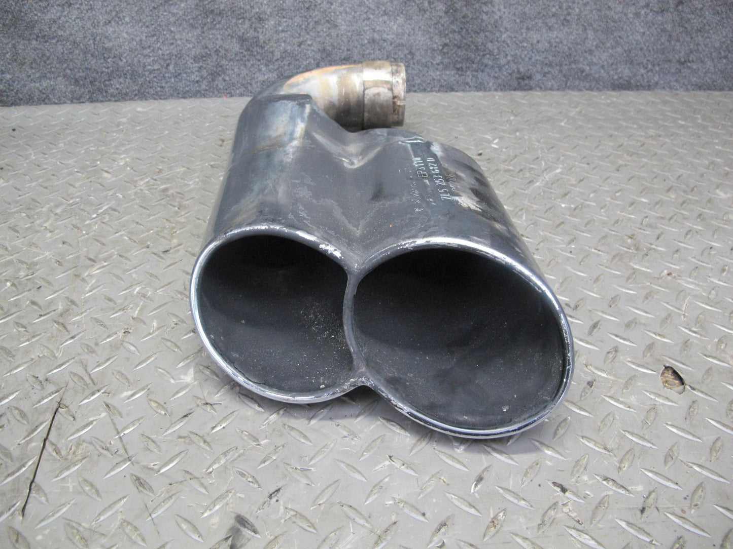 2006 Porsche Cayenne 955 Turbo S Rear Left & Right Exhaust Muffler Tip Set
