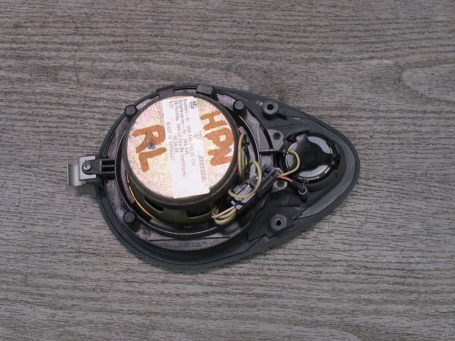2002-2005 Porsche 911 Carrera 996 Dash Front Rear Audio Speaker Bose Set