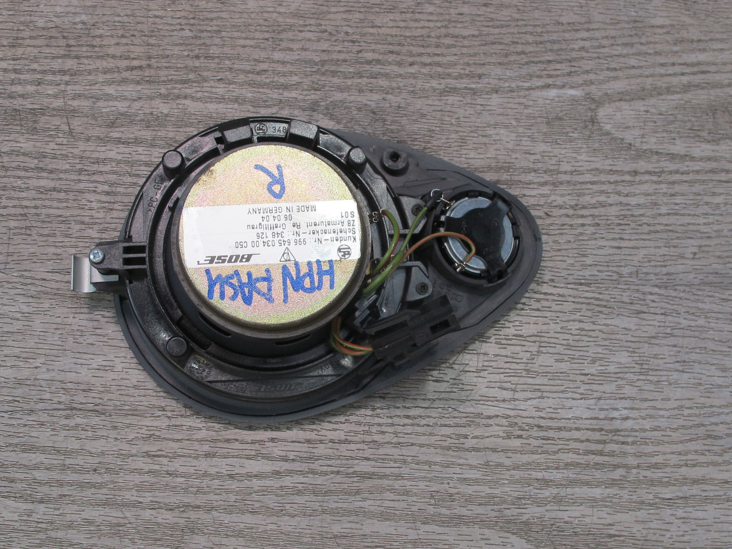 2002-2005 Porsche 911 Carrera 996 Dash Front Rear Audio Speaker Bose Set