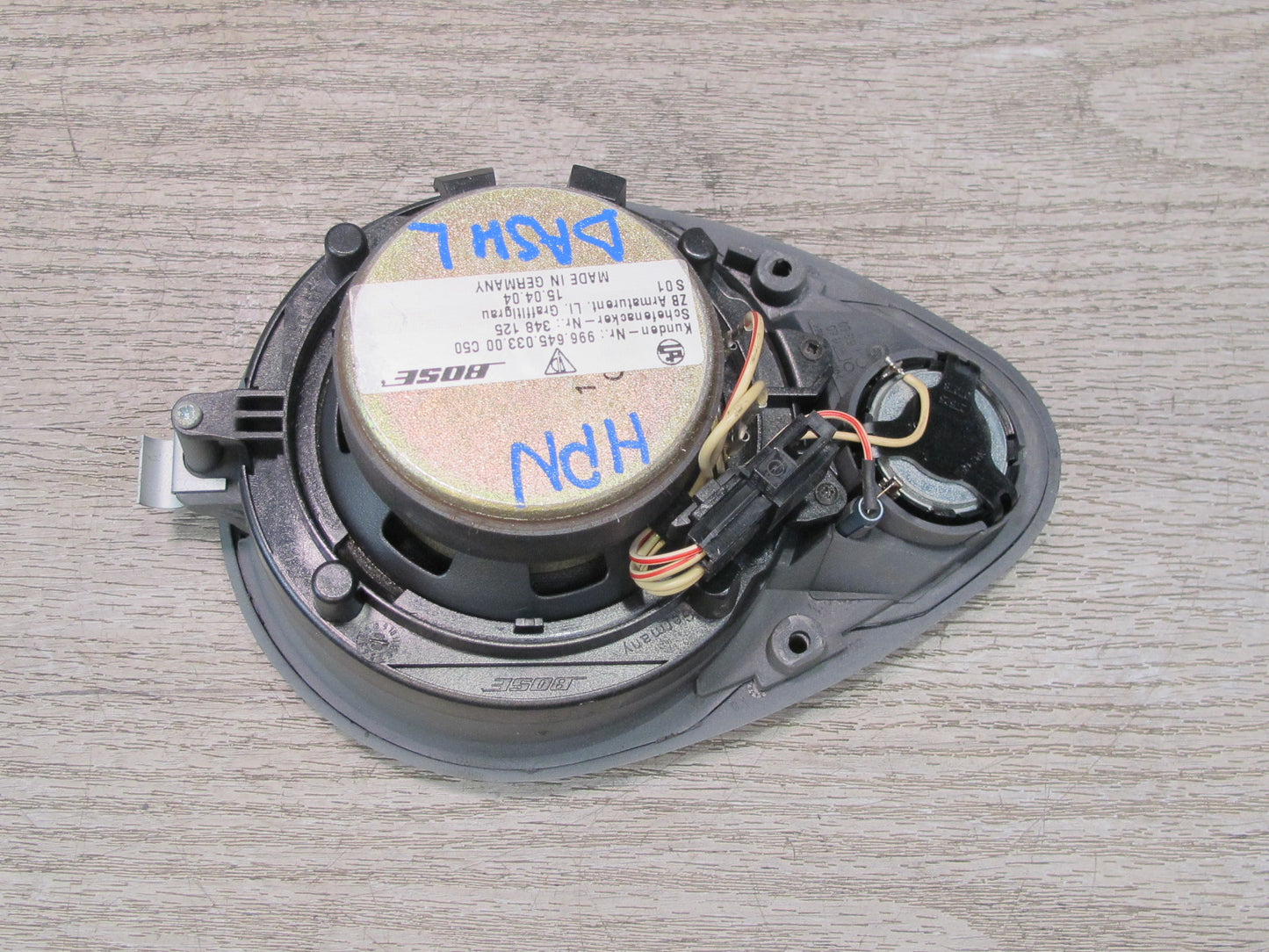 2002-2005 Porsche 911 Carrera 996 Dash Front Rear Audio Speaker Bose Set
