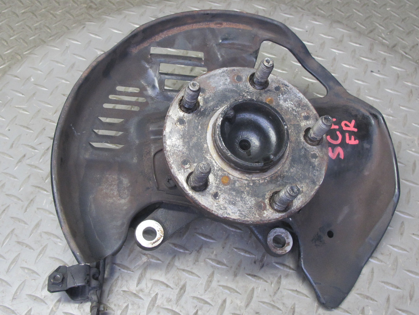 92-00 Lexus UZZ30L SC300 SC400 RWD Front Right Spindle Knuckle Wheel Hub OEM