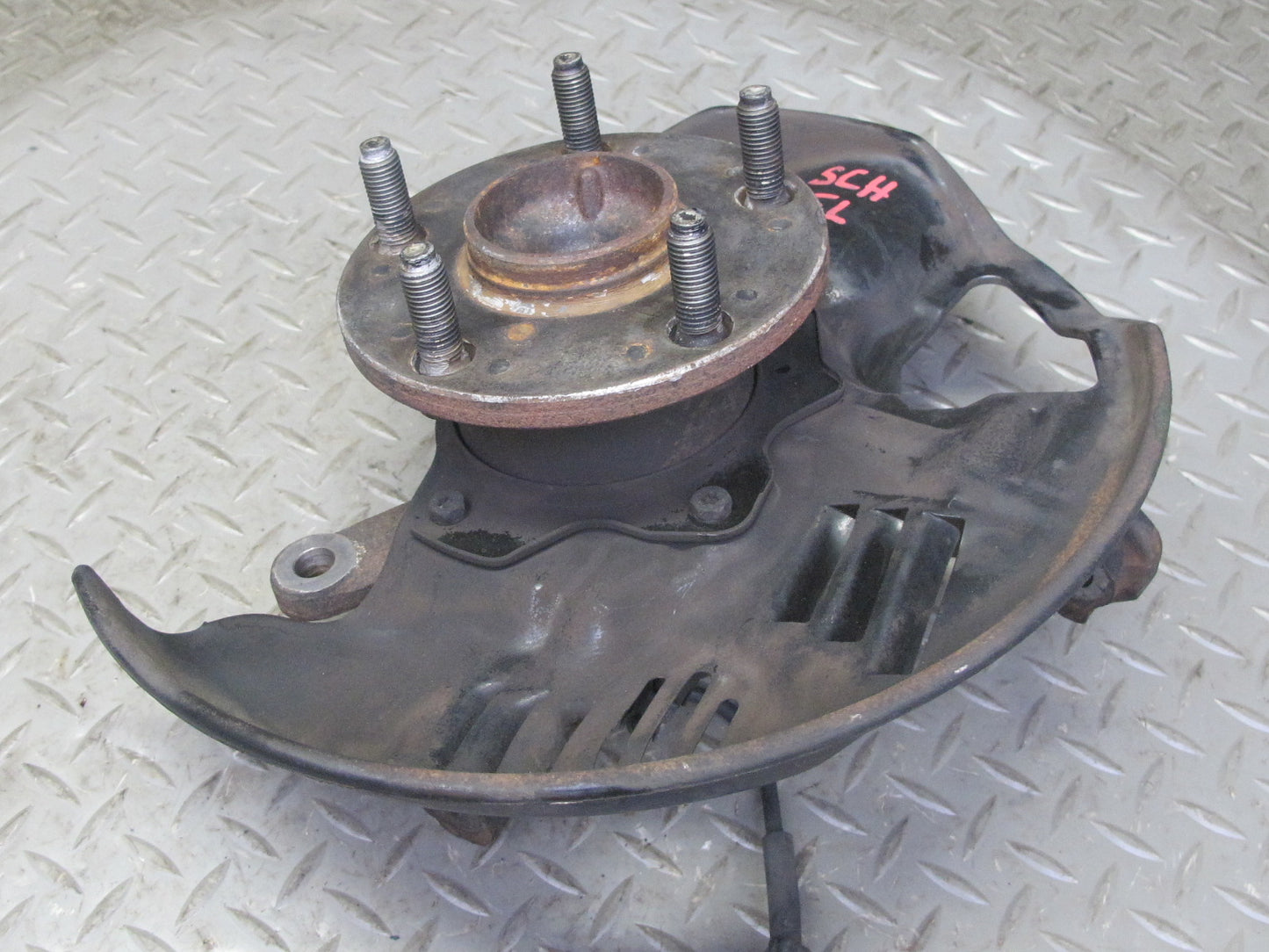 92-00 Lexus UZZ30L SC300 SC400 RWD Front Left Spindle Knuckle Wheel Hub OEM