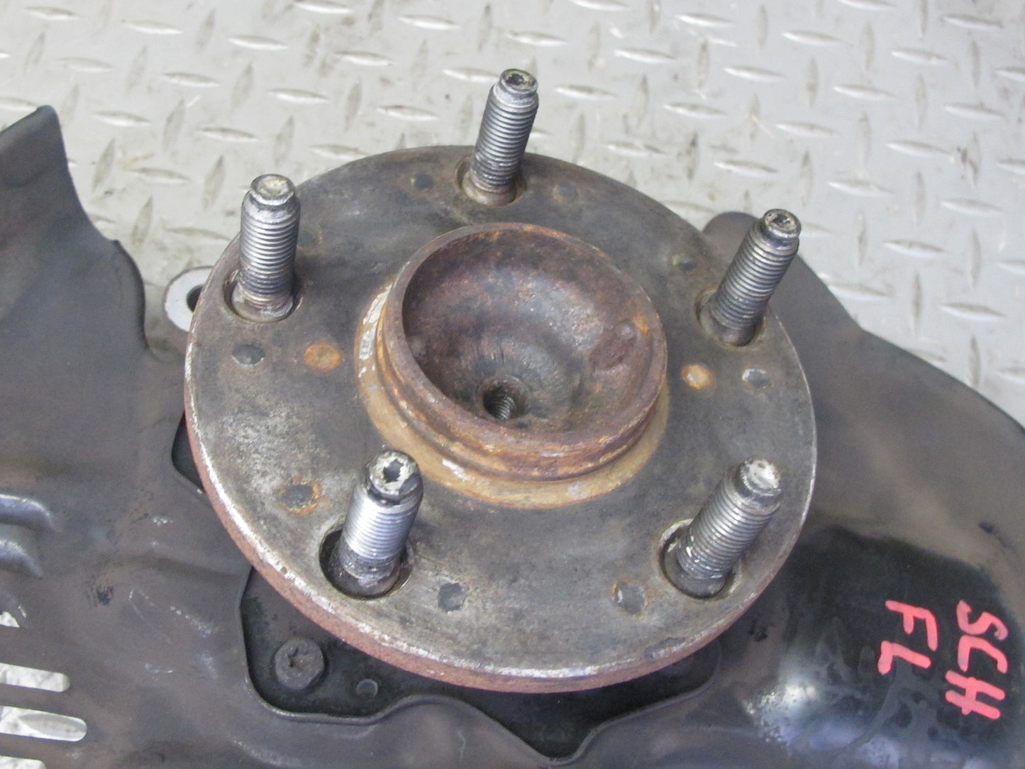92-00 Lexus UZZ30L SC300 SC400 RWD Front Left Spindle Knuckle Wheel Hub OEM