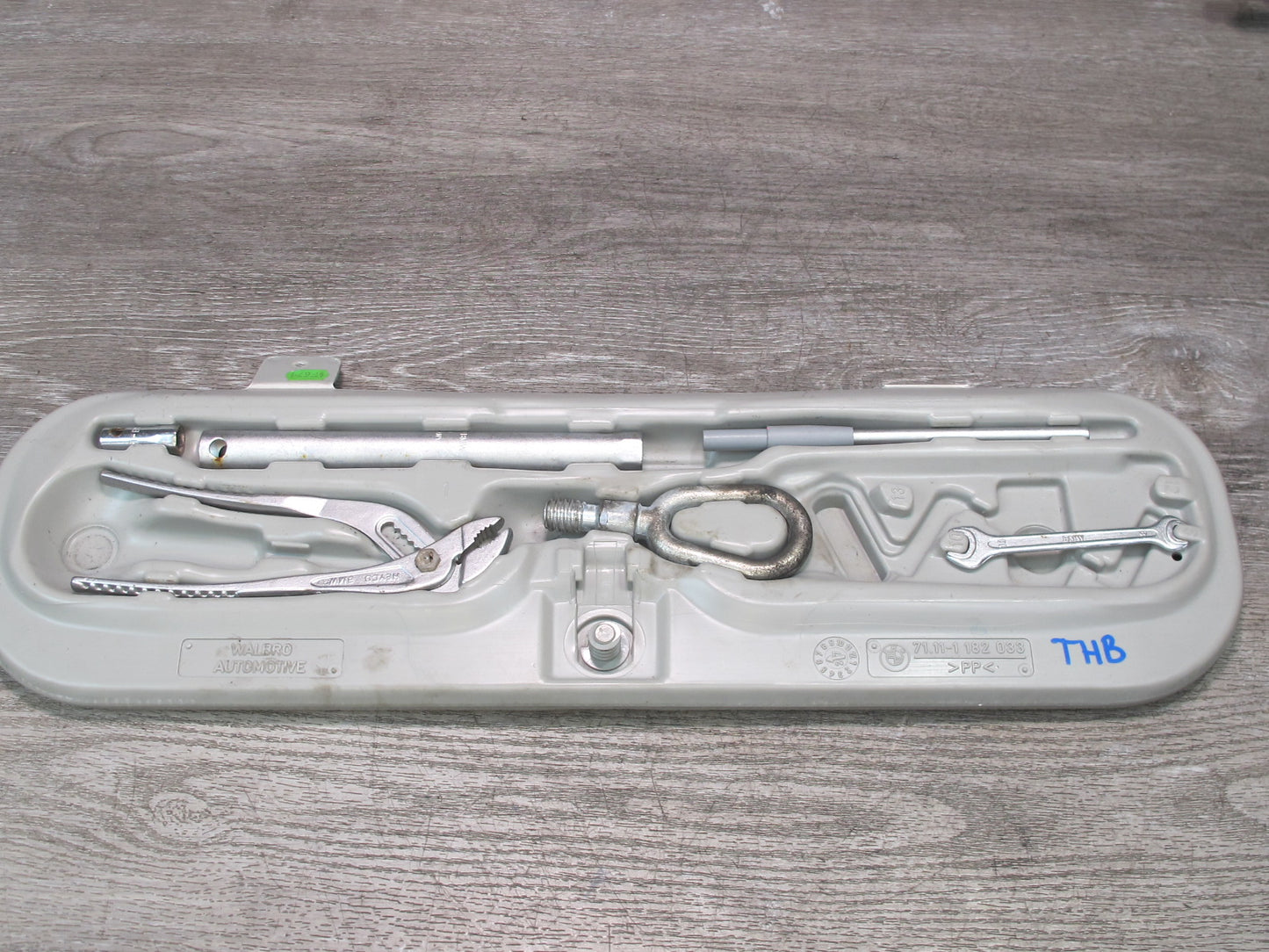 94-99 BMW E36 325iC 328iC Emergency Spare Tire Lift Jack Tool w Tray Holder OEM