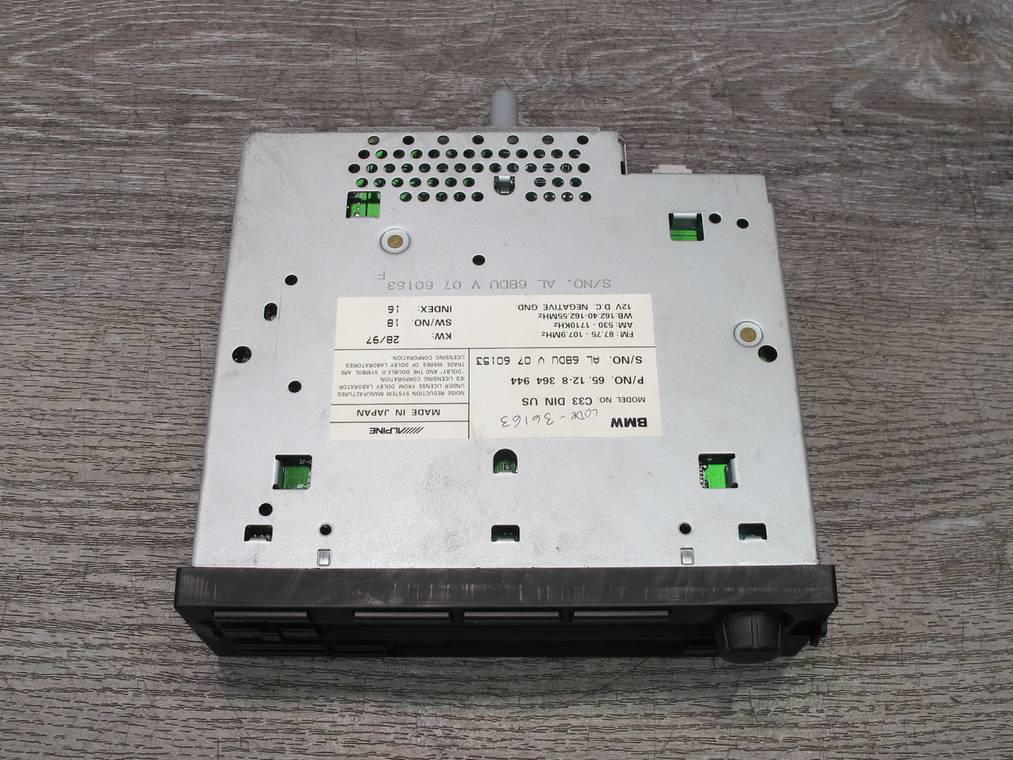 96-99 BMW E36 325iC 328iC Car Stereo Cassette Radio CD Player 8364944 OEM