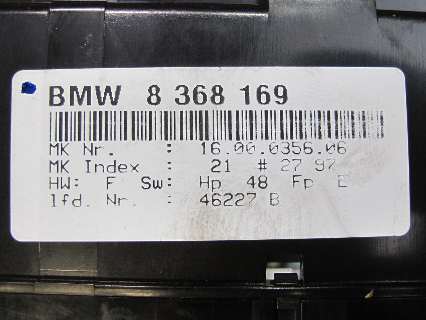96-99 BMW E36 325iC 328iC A/C Heater Climate Control Switch Panel 8368169 OEM