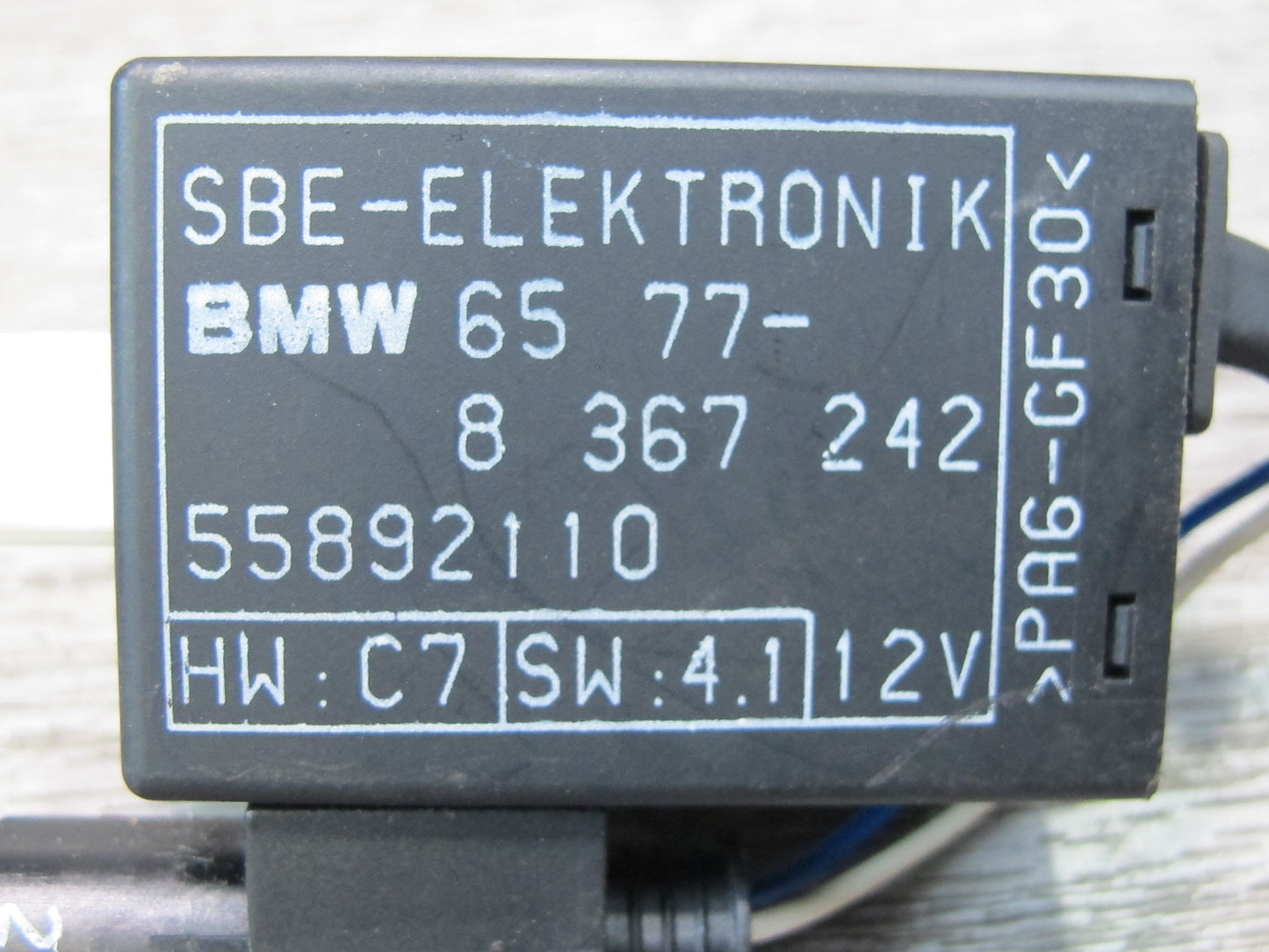 94-99 BMW E36 325iC 328iC Seat Occupancy Sensor 8367242