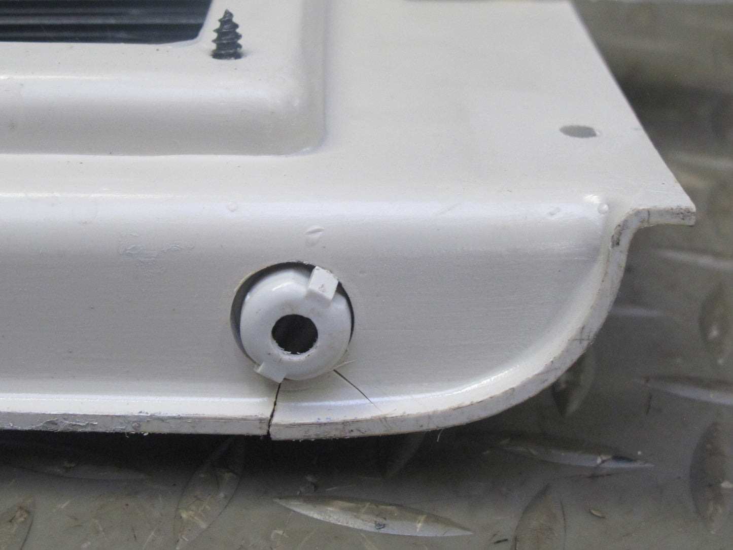 01-03 VW Eurovan T4 Camper Rear Left Furnace Trim Cover Panel w Vent OEM