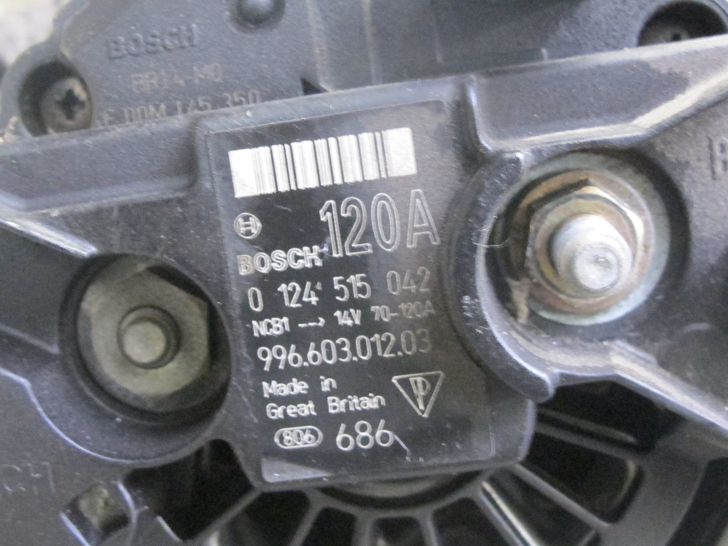 1999-2005 Porsche 911 Carrera 996 Engine Motor Alternator Generator 120A