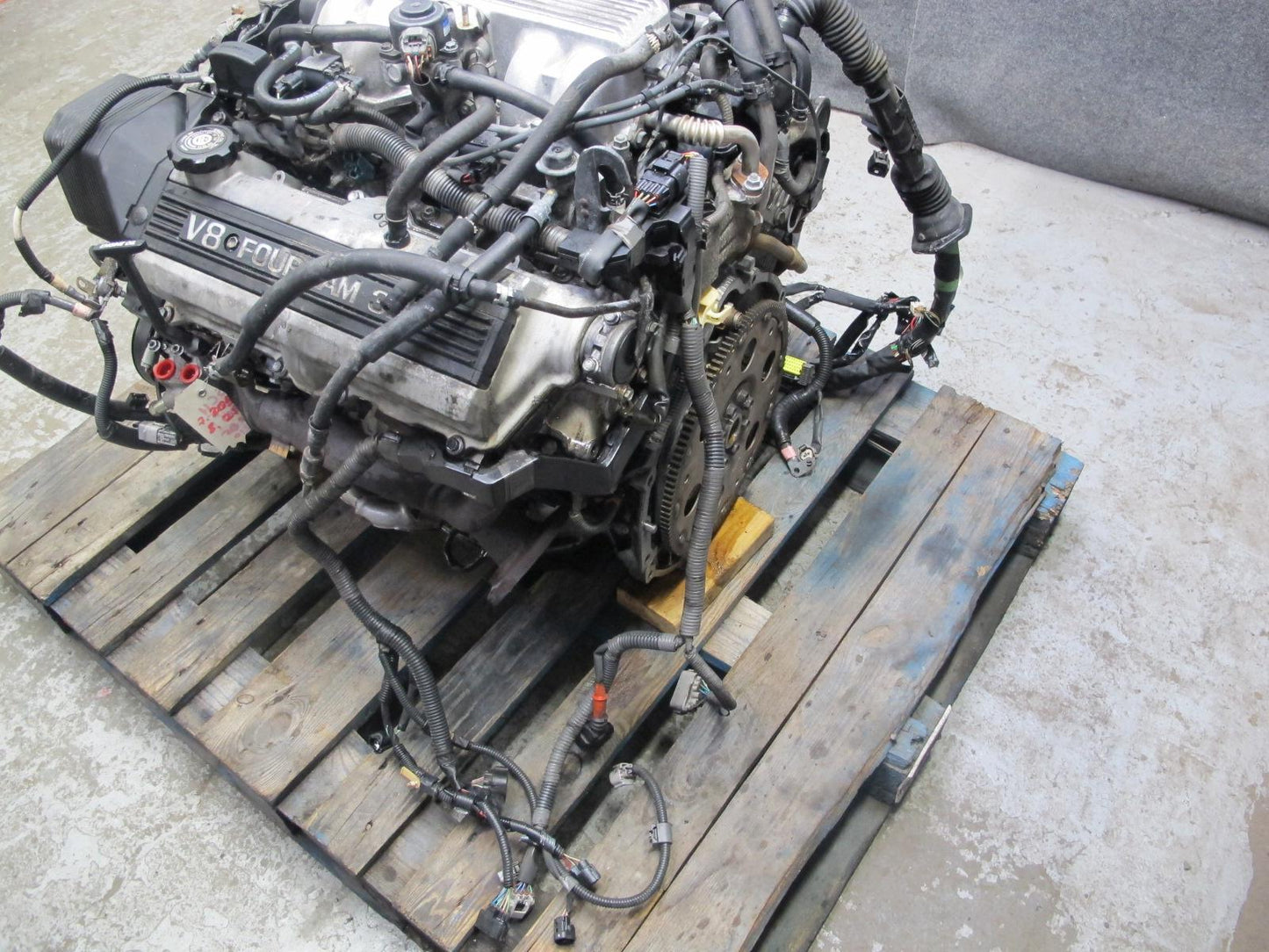 95-97 Lexus UZZ30L SC400 4.0L 1UZFE VIN H Rear Sump Complete Engine Motor 159K